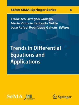 cover image of Trends in Differential Equations and Applications